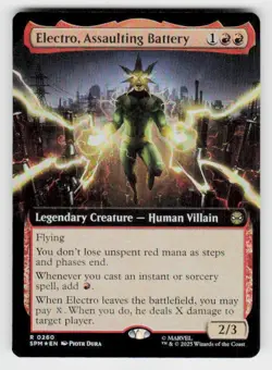 Marvel's Spider-Man #260 Electro, Assaulting Battery (Extended Art) Foil - Image 1