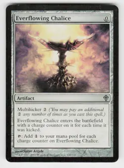 Worldwake #123 Everflowing Chalice - Image 1