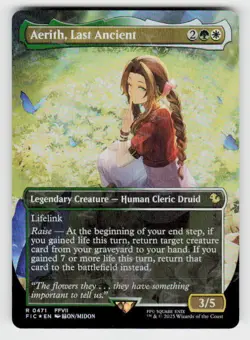 FINAL FANTASY #471 Aerith, Last Ancient Chocobo Track Foil - Image 1