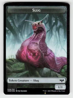 Innistrad: Crimson Vow #17 // 6 Blood // Slug Double-Sided Token Foil - Image 2