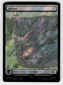 Universes Beyond: The Lord of the Rings #718 Swamp (0718) (Surge Foil) - Image 1