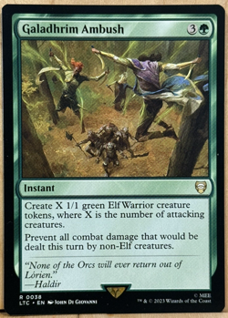 LIMITED EDITION Lord of the Rings MtG Galadhrim Ambush Unplayed NM - Image 1