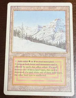 MTG Revised Taiga - Dual Land Reserved List - Image 2