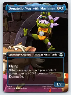 MTG Donatello Way with Machines Borderless Normal U Teenage Mutant Ninja Turtles - Image 1