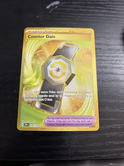 Counter Gain 249/191 Pokemon Surging Sparks Hyper Rare Gold Near Mint S9 - Image 1