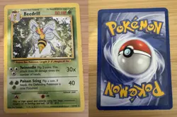 Beedrill - 17/102 - Pokemon Base Set Unlimited Rare Card WOTC LP - Image 1