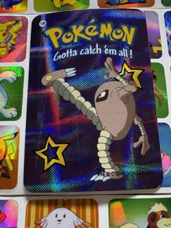 Pokemon 151 Vintage Pocket Monsters Vending HOLO Prism Sticker 2000 Nintendo - Image 3