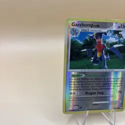 Pokemon Garchomp TCG Reverse Holo Rare Card HP 9/123 Mysterious Treasures - Image 4