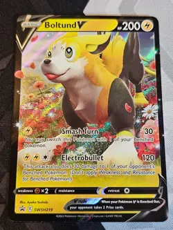 Boltund V SWSH219 Black Star Promo Pokemon TCG - Image 1