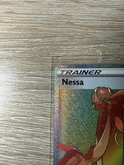 Pokemon Nessa Trainer Full Art Secret Rare Swsh04 Vivid Voltage 196/185 Holo - Image 3