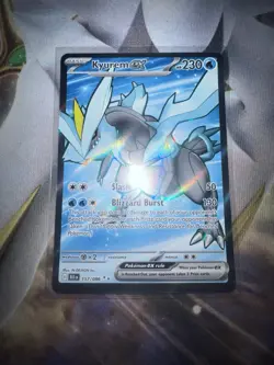 Pokemon TCG Kyurem ex 157/086 Black Bolt Holo Full Art Ultra Rare NM - Image 1