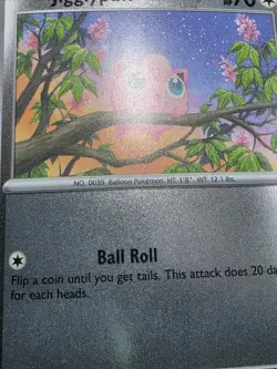 LP Pokemon Jigglypuff 076/094 Phantasmal Flames Reverse Holo - Image 2