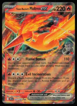 2025 Scarlet & Violet Series - Destined Rivals Team Rocket's Moltres ex Double - Image 1