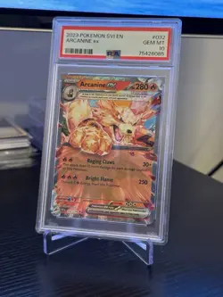 2023 POKEMON SVI EN-SCARLET & VIOLET #032 ARCANINE EX PSA 10 - Image 3