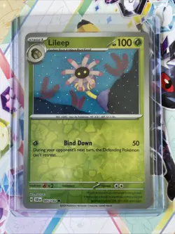 Pokemon TCG Lileep Reverse Holo Common Stellar Crown 005/142 NM Ounishi - Image 2