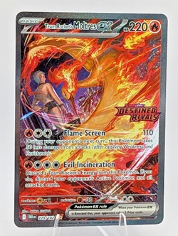 TEAM ROCKET'S MOLTRES EX 2025 POKEMON DESTINED RIVALS STAMPED PROMO #229 (B) - Image 1