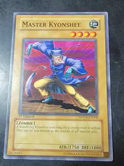 Yugioh Master Kyonshee SDZW-EN008 Common 1st Edition - Image 1