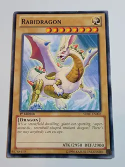 Rabidragon - SDBE-EN002 Common 1st Edition Yugioh - Image 1