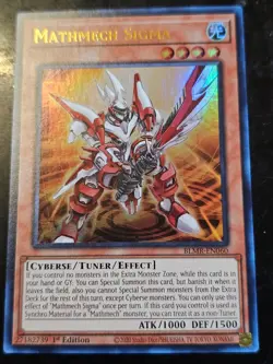 Mathmech Sigma - BLMR-EN060 - Ultra Rare - 1st Edition Yugioh - Image 1