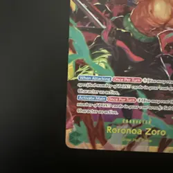 Roronoa Zoro OP06-118 SEC - One Piece TCG - English Card Near-Mint Secret Rare - Image 5