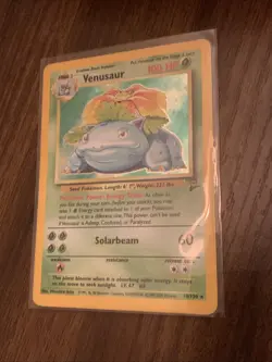 Pokemon TCG Venusaur Holo Rare Card 18/130 Base Set 2 Lightly played - Image 1