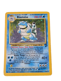 Blastoise 002/130 Base Set 2 Holo Wizards 1999-2000 Pokemon Card Water - Image 1