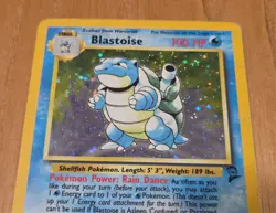 Blastoise 002/130 Base Set 2 Holo Wizards 1999-2000 Pokemon Card Water - Image 5