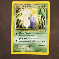 Jumpluff Pokemon Card Holo Neo Genesis 7/111 Rare Near Mint Condition - Image 1