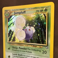 Jumpluff Pokemon Card Holo Neo Genesis 7/111 Rare Near Mint Condition - Image 2