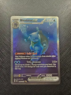 Pokemon TCG Blastoise EX Scarlet & Violet 151 Card 200/165 Blastoise Gradeable - Image 1
