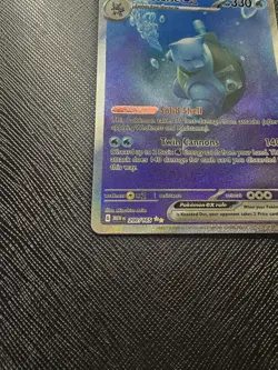 Pokemon TCG Blastoise EX Scarlet & Violet 151 Card 200/165 Blastoise Gradeable - Image 2