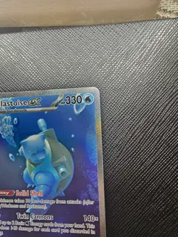 Pokemon TCG Blastoise EX Scarlet & Violet 151 Card 200/165 Blastoise Gradeable - Image 4