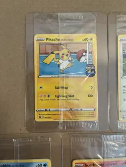 Complete Set 5x Promo On The Ball Futsal Football Pokemon Cards /005 SEALED - Image 3