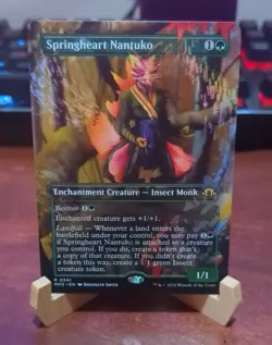 MTG: Springheart Nantuko BORDERLESS #341 NM Modern Horizons 3 RARE Creature Card - Image 1