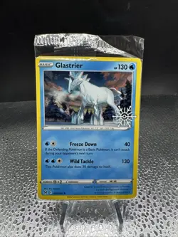 Sealed Promo Holo Glastrier w/Snowflake Stamp 051/196 Pokemon Card Lost Origin - Image 1