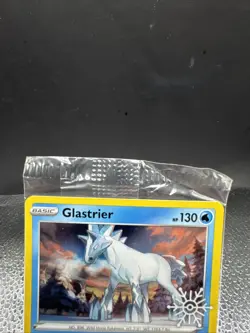 Sealed Promo Holo Glastrier w/Snowflake Stamp 051/196 Pokemon Card Lost Origin - Image 3
