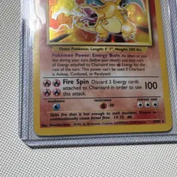 Pokemon Charizard 4/102 Base Set Holo Rare English Card 1999 - Image 3