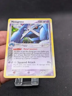 Pokemon Card Metagross 11/101 Rare Reverse Holo EX Hidden Legends Played - Image 3