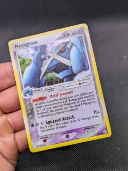 Pokemon Card Metagross 11/101 Rare Reverse Holo EX Hidden Legends Played - Image 4