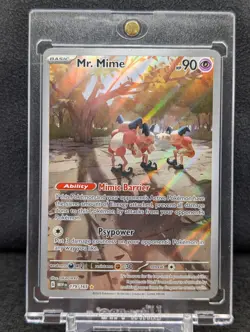Mr. Mime 179/165 Pokemon TCG SV: Scarlet & Violet 151 Pokemon Card NM Full Art - Image 1