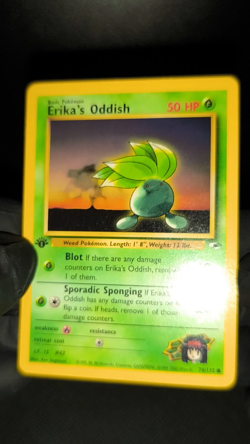 Erika's Oddish - 78/132 - Gym Heroes - 1st Edition Common - Pokemon Card - Image 2