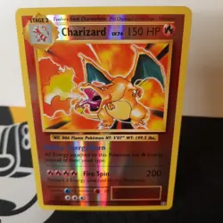 Pokemon TCG Charizard Reverse Holo Rare Card XY Evolutions 11/108 LP Condition - Image 1