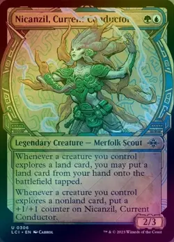 NICANZIL, CURRENT CONDUCTOR - SHOWCASE (FOIL) (LCI) The Lost Caverns of Ixalan - Image 1