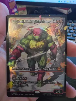 MTG TMNT Bundle Surge Foil Bebop, Big Mother Mouser, Raphael, and FREE Krang SC - Image 2