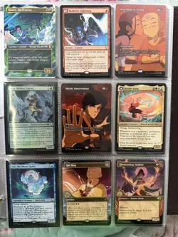 MTG Avatar The Last Airbender X9 Cards MINT Condition - Image 1