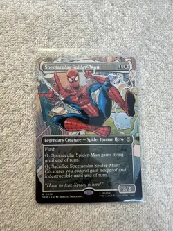 Magic - Spectacular Spider-Man #14 - SPM - White - Borderless - R - NM - Marvel - Image 1