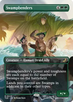 x1 Swampbenders - Borderless R MTG Avatar: The Last Airbender: Eternal M/NM, Eng - Image 1