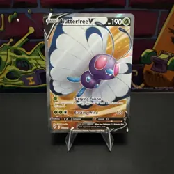Butterfree V NM Full Art 177/189 Swsh03: Darkness Ablaze Pokemon TCG Holo - Image 1