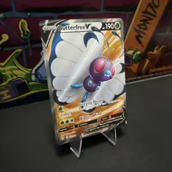 Butterfree V NM Full Art 177/189 Swsh03: Darkness Ablaze Pokemon TCG Holo - Image 2