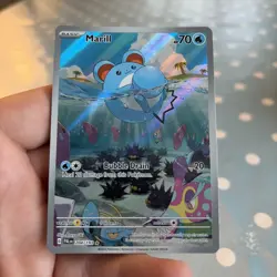 Pokemon Marill TCG Scarlet & Violet Paldea Evolved Holo Card 204/193 *ungraded* - Image 1